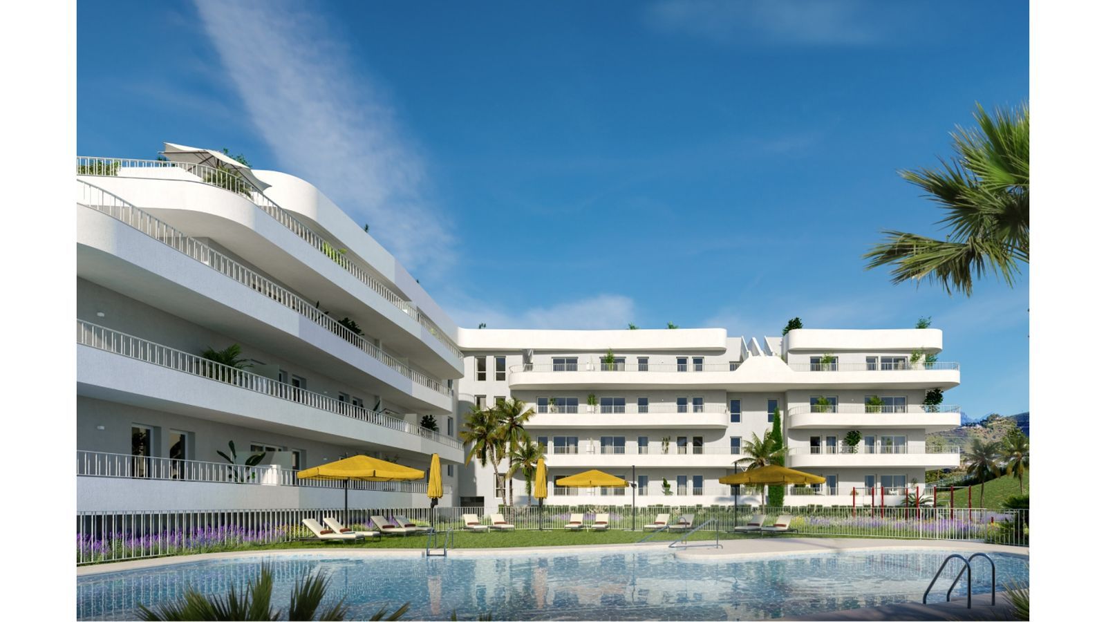 06 modern apartment complex pool