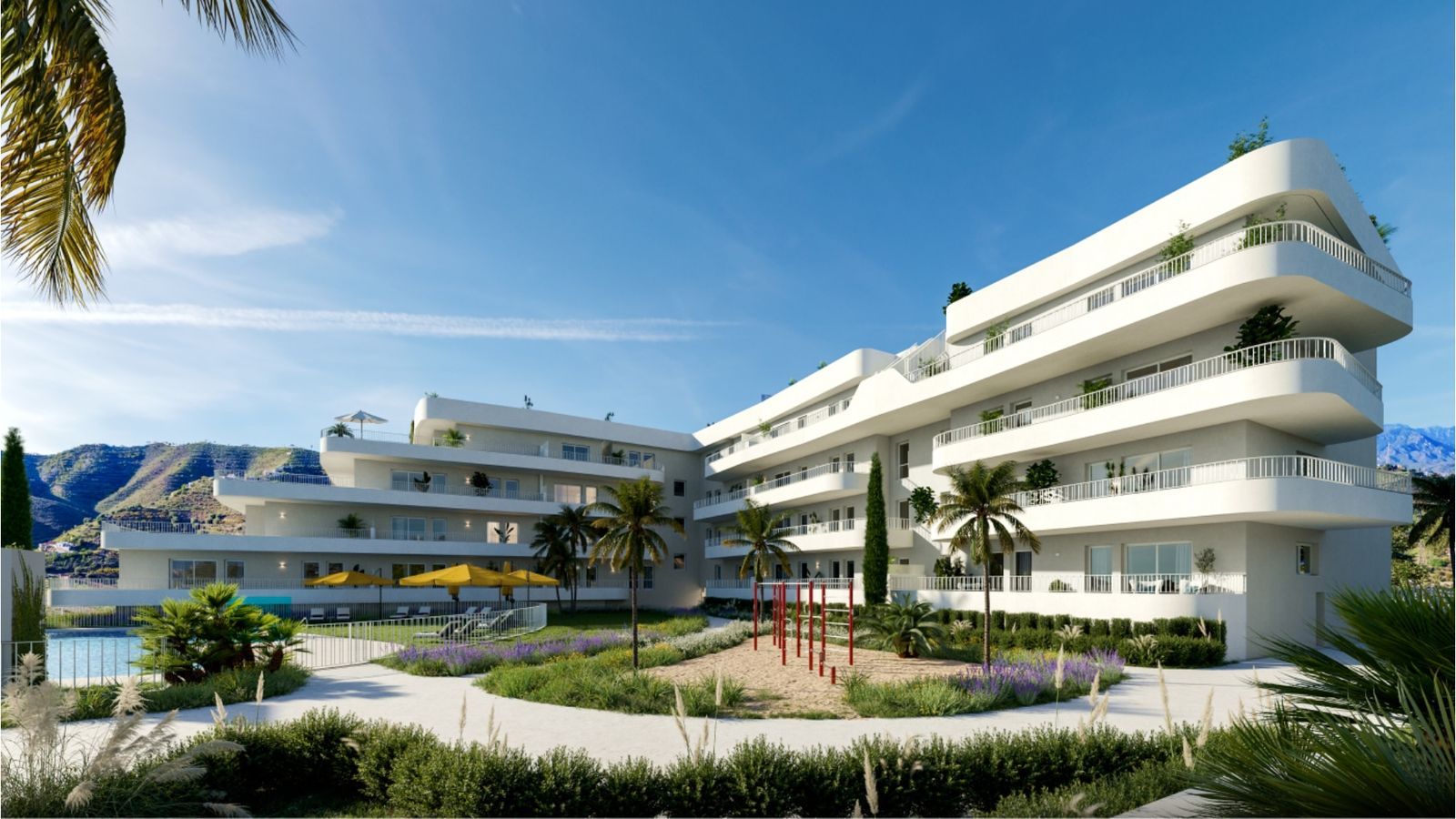 08 modern apartment complex exterior